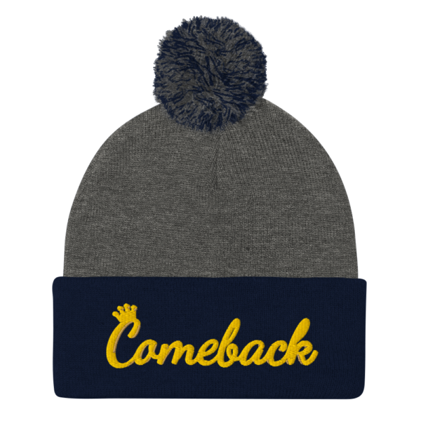 King Comeback Pom-Pom Beanie - Image 4